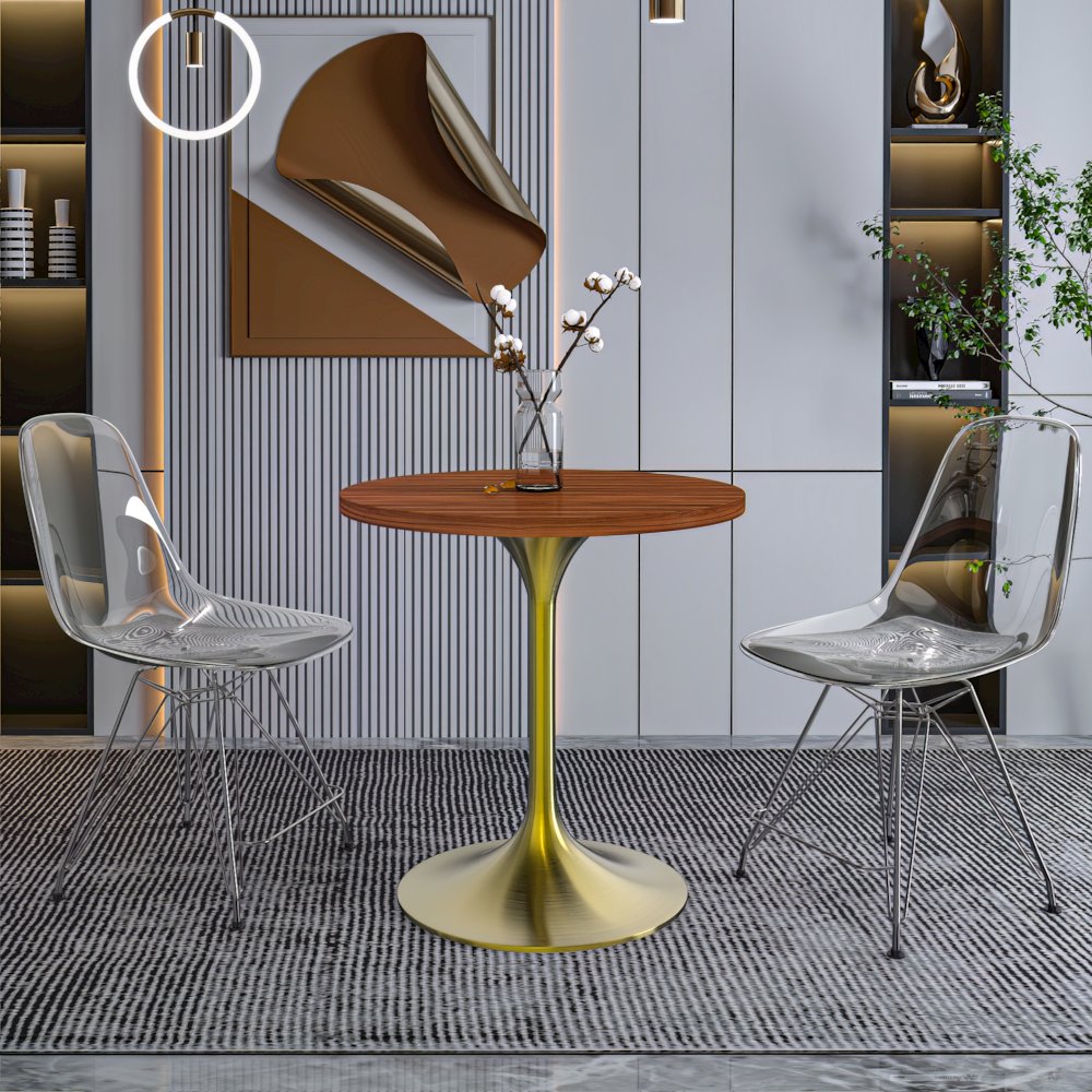 Verve Collection 27" Round Dining Table. Picture 9