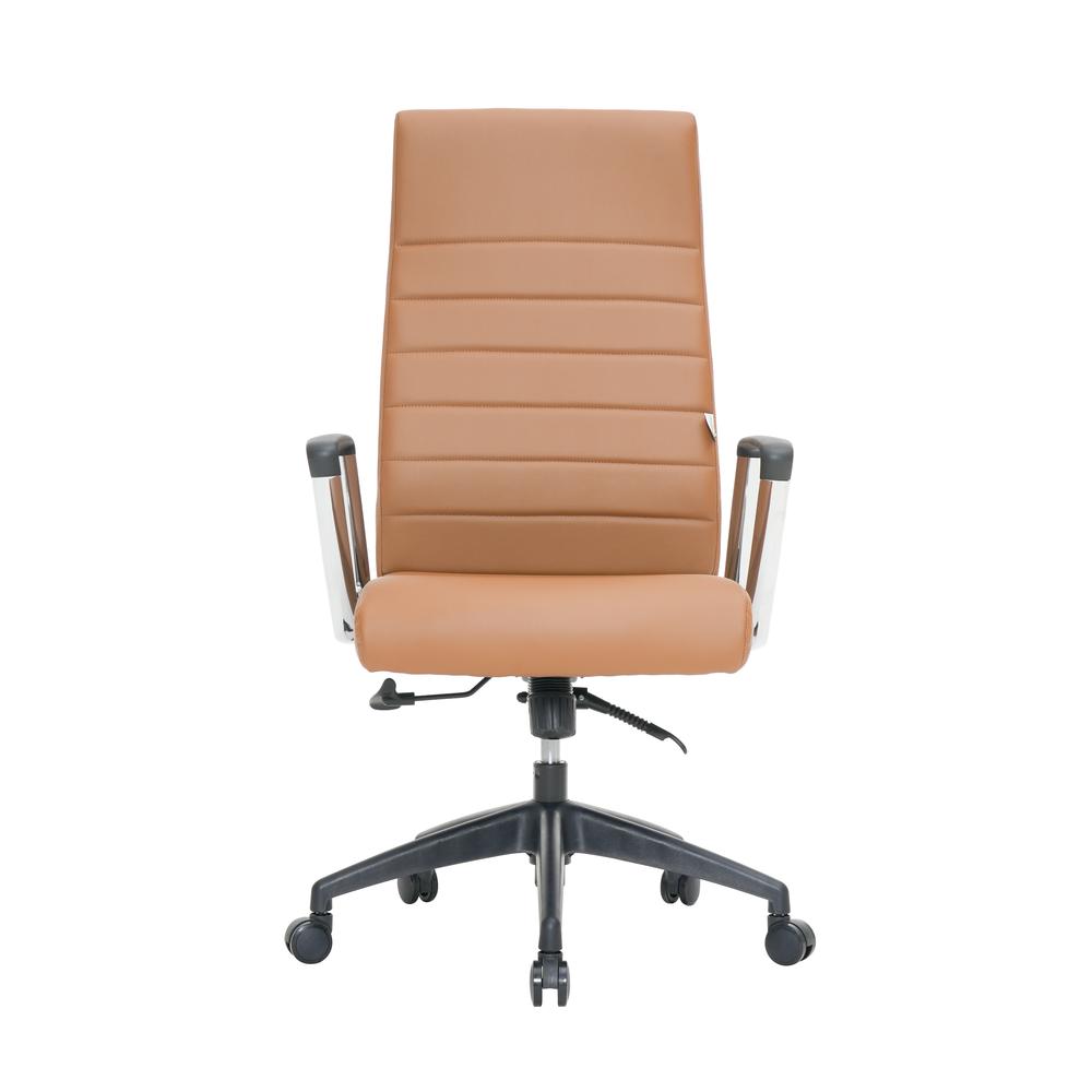 Hilton Modern High-Back Leather Office Chair. Picture 4