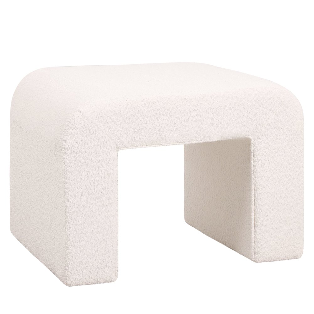 Vint 26” Bench Upholstered in Velvet Boucle. Picture 3