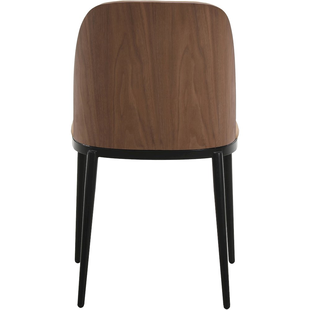 Zayle 7-Piece Dining Set with 55" Rectangular Dining Side Chair in Walnut/Brown. Picture 10