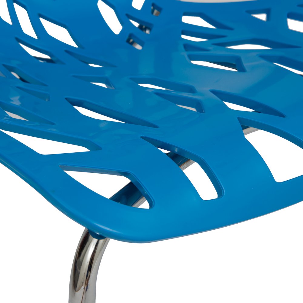 Modern Asbury Dining Chair w/ Chromed Legs. Picture 18