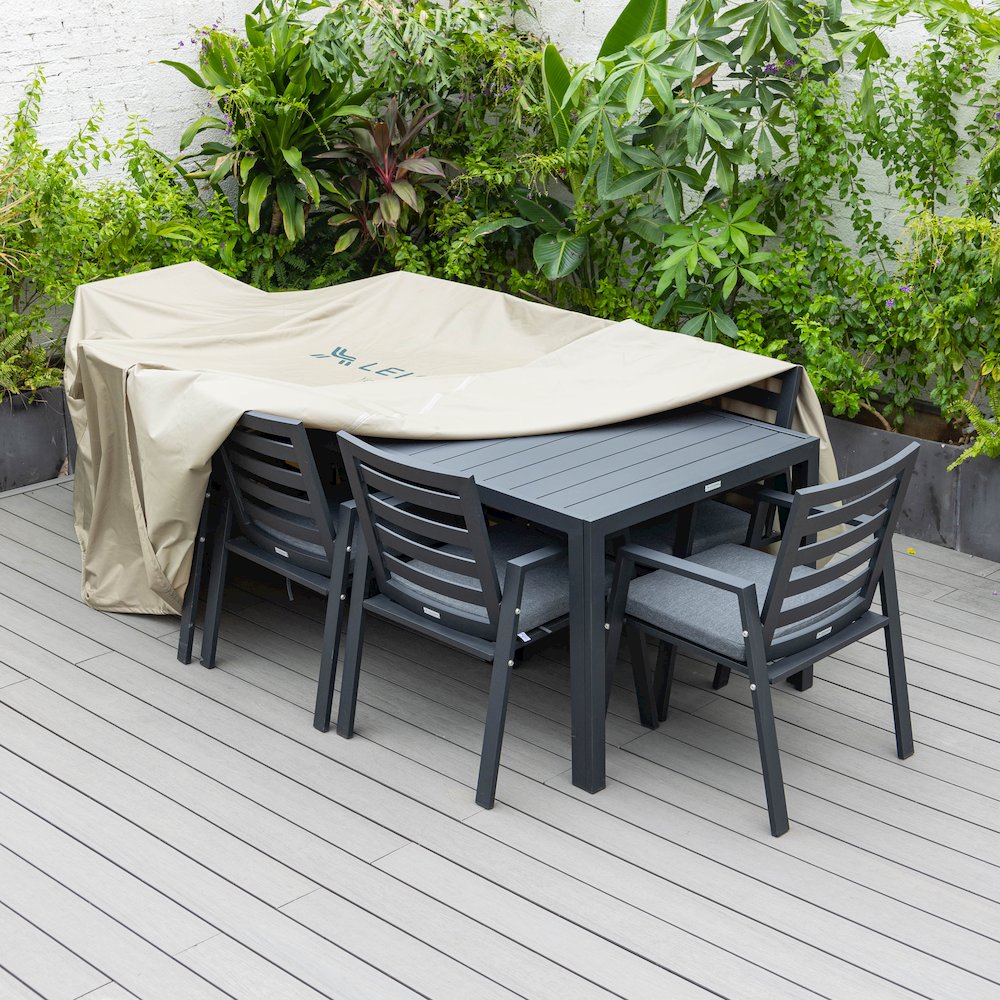 Chelsea Modern Patio Dining Armchair Set of 2. Picture 70