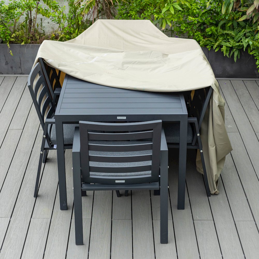 Chelsea Modern Patio Dining Armchair Set of 2. Picture 58