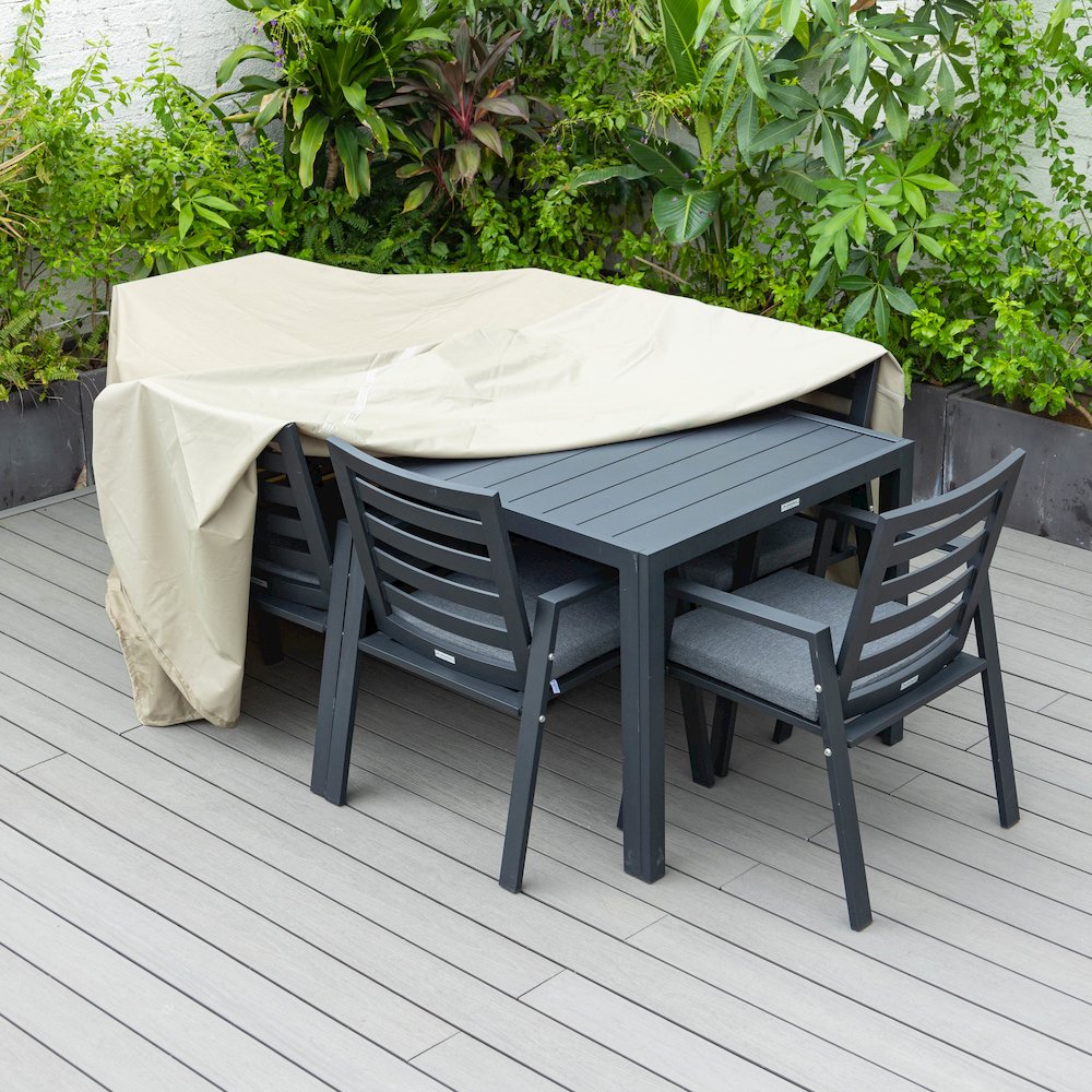 Chelsea Modern Patio Dining Armchair Set of 2. Picture 59