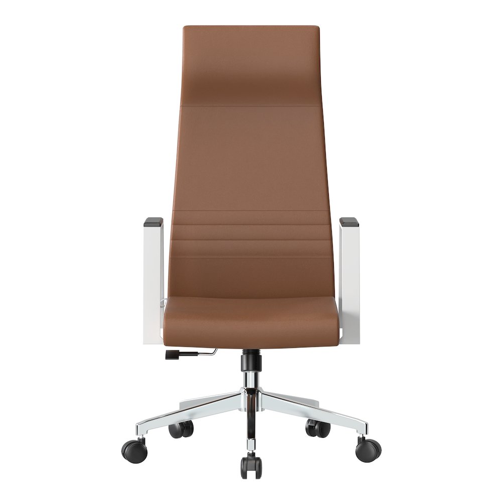 Aleen High-Back Office Chair in Dark Brown. Picture 25