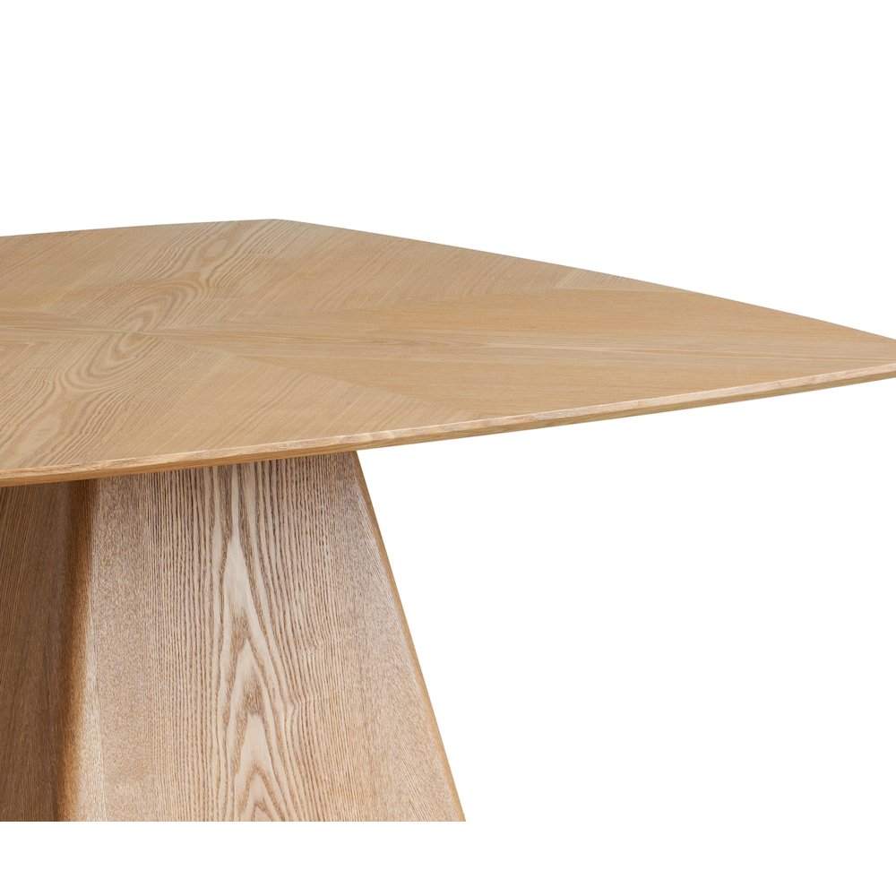 Zephry Collection Modern Dining Wooden Square Dining Table in Natural Wood. Picture 44