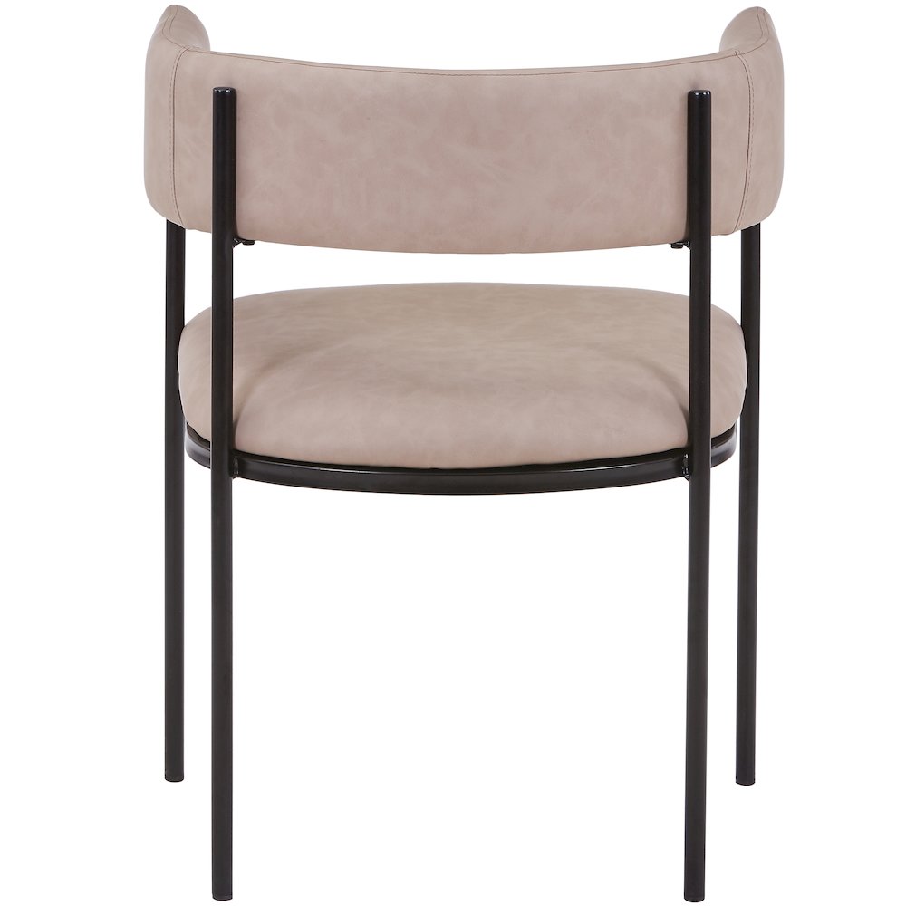 Cyril Collection Modern Chair in Taupe Set of 2. Picture 14