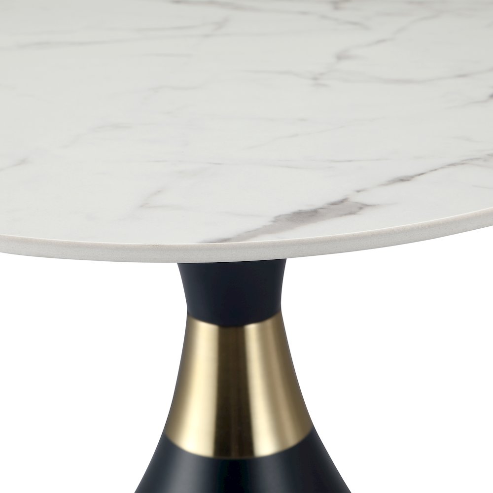 Bento Collection Modern End Table In Black. Picture 11
