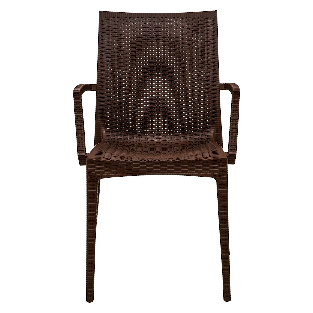 Weave Mace Indoor/Outdoor Chair (With Arms). Picture 3
