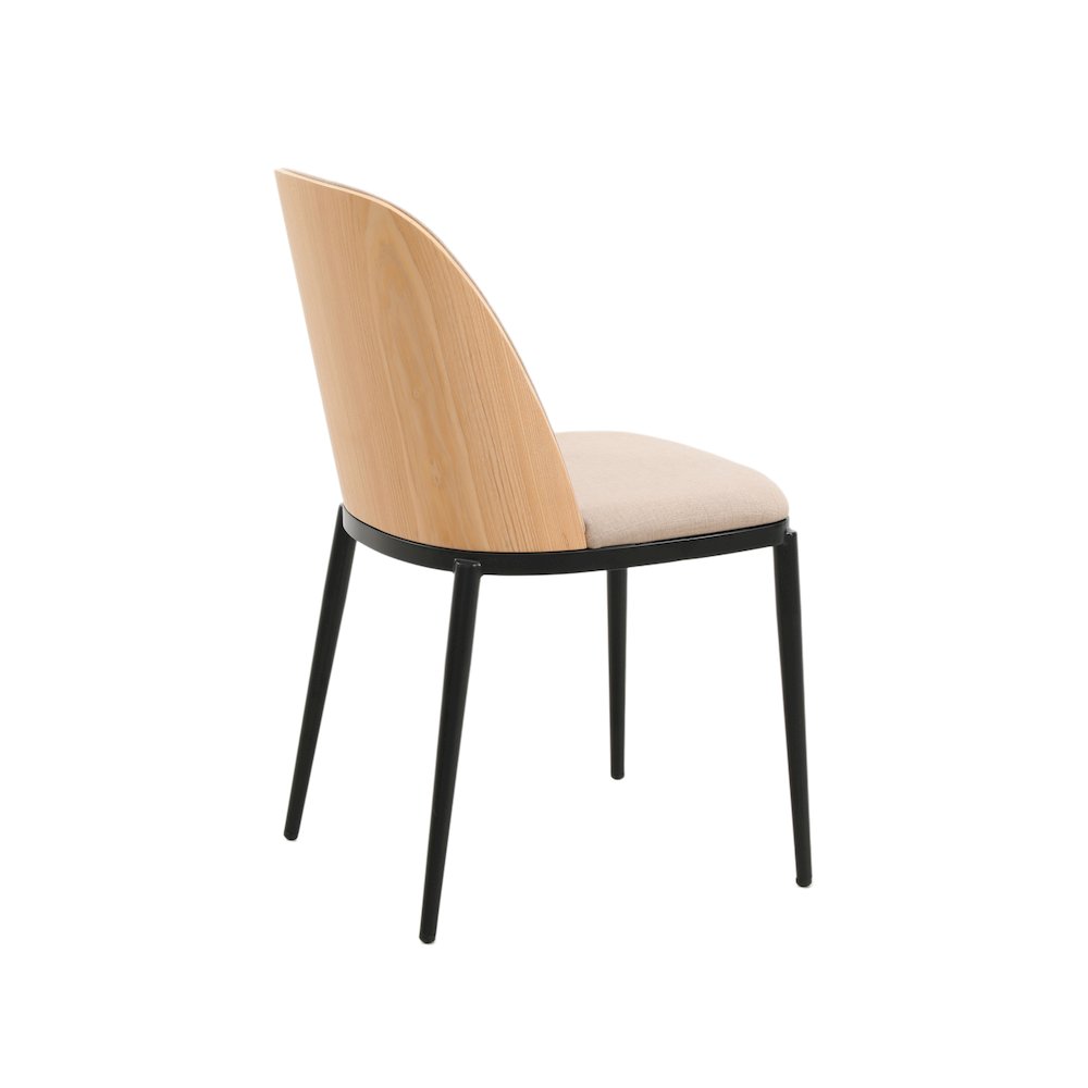 Tule Mid-Century Modern Dining Side Chair Set of 4. Picture 8