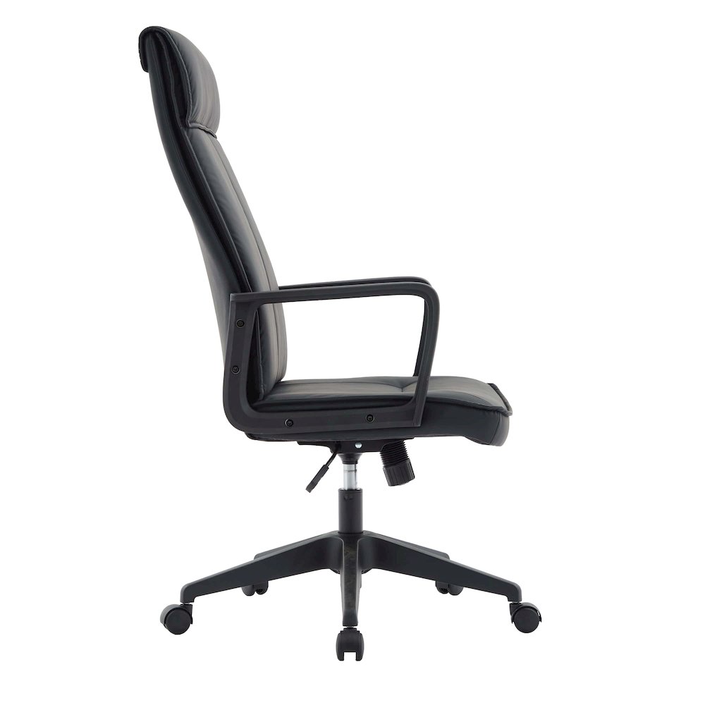 Aiaria Collection Modern Office Chair In Black. Picture 6