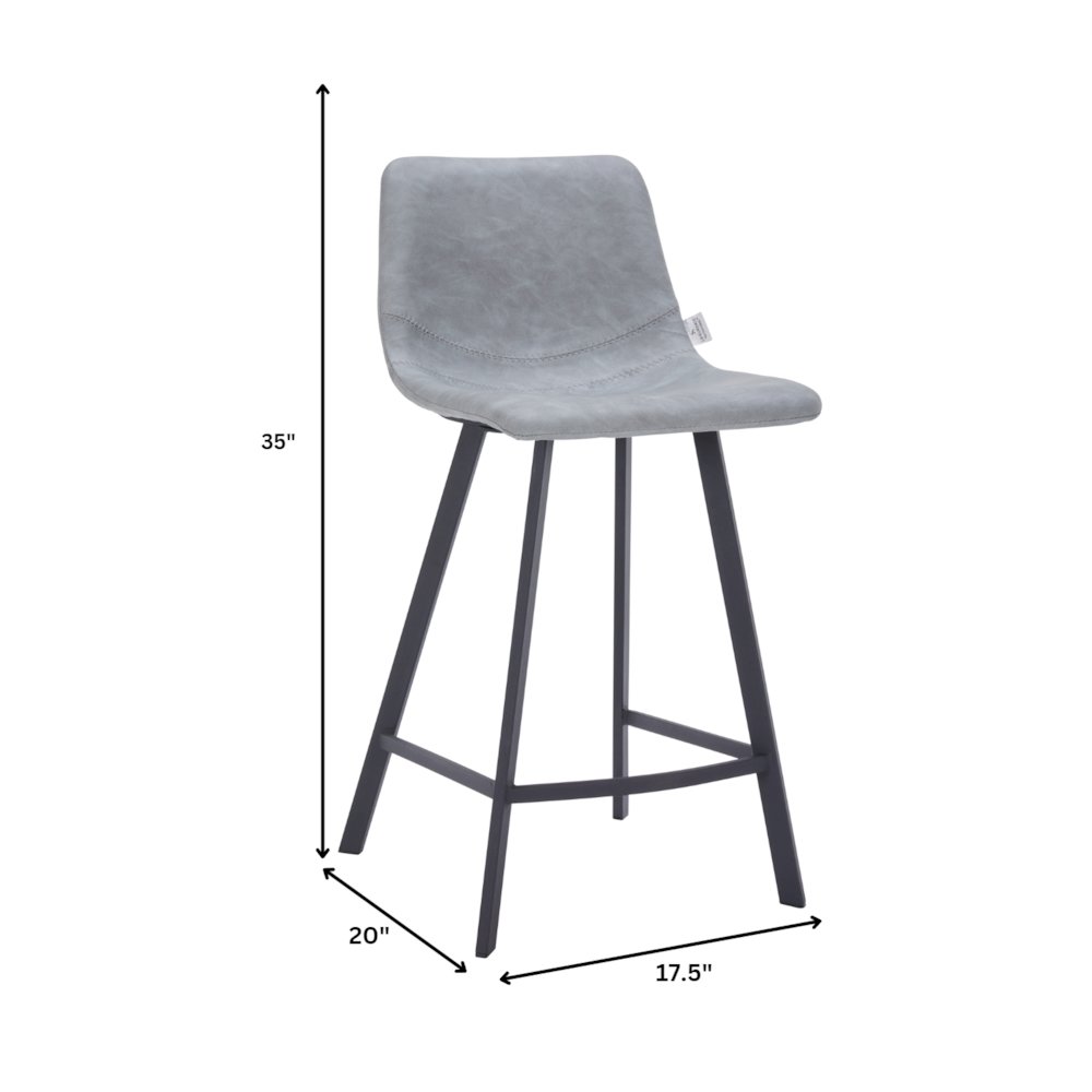 Elland - Counter stool -Light Grey. Picture 1