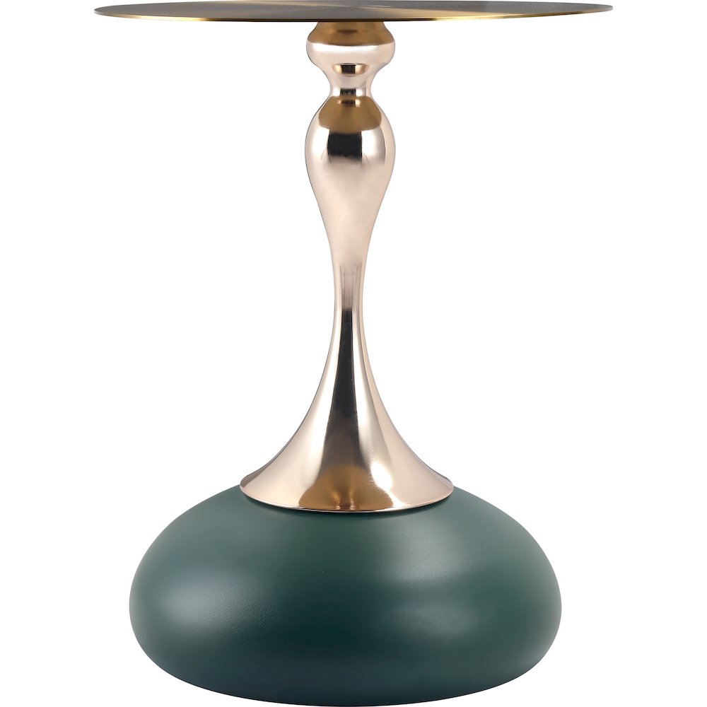 Savoy Collection Modern End Table In Green. Picture 13