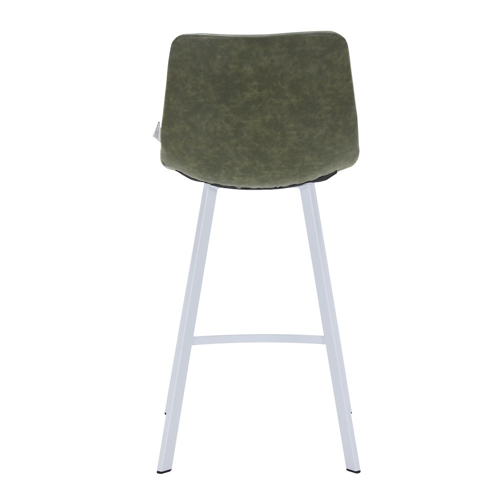 Elland - Counter stool - Olive Green- White Base. Picture 12