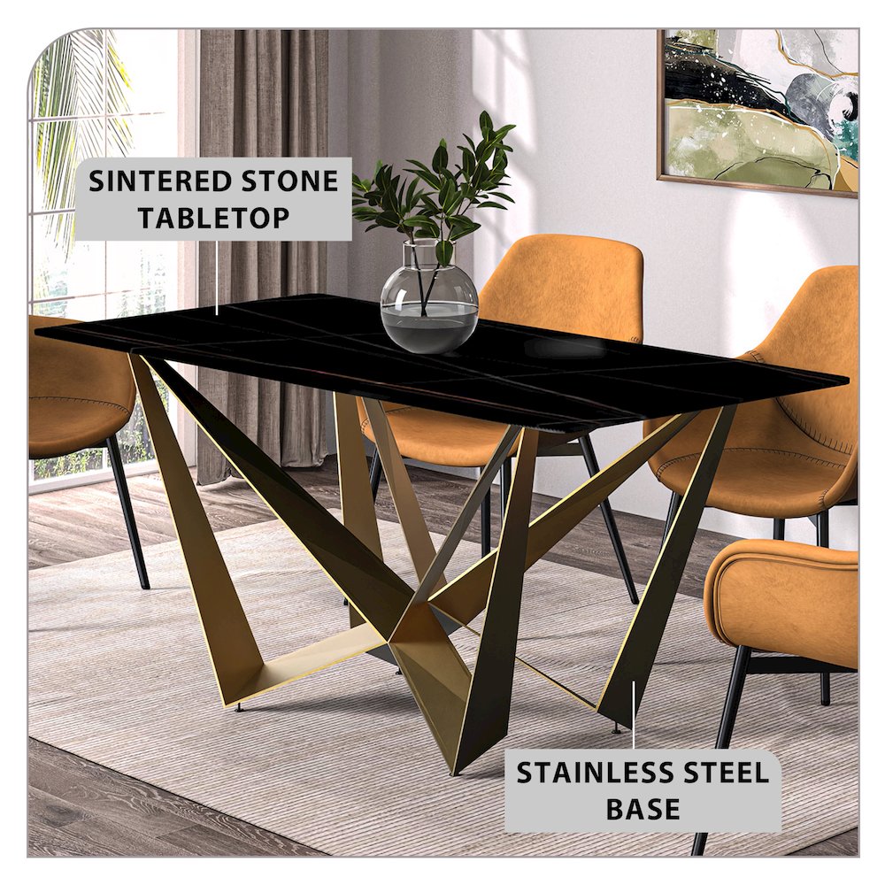 Nuvor Mid-Century Modern Dining Table. Picture 15