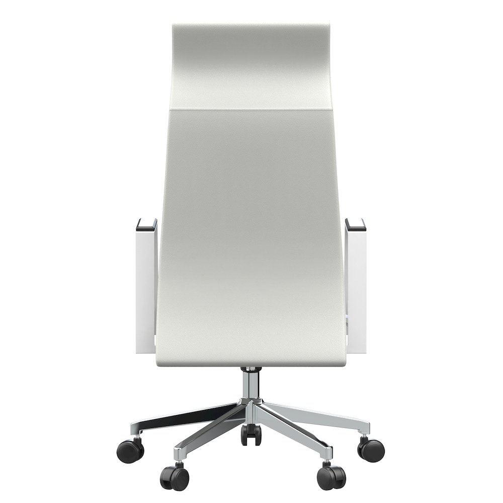 Aleen High-Back Office Chair in White. Picture 22
