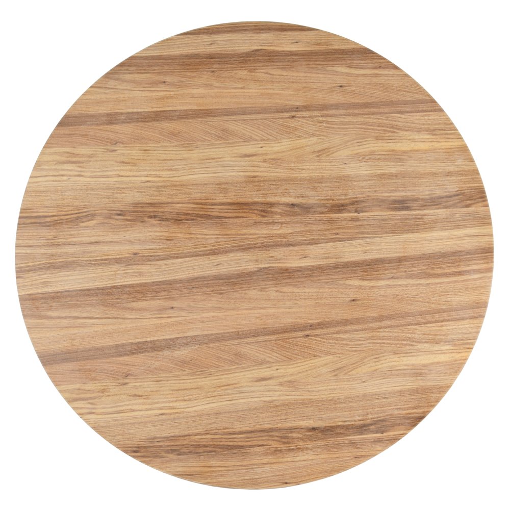 Fynix Collection Modern Dining Table In Natural Wood. Picture 16