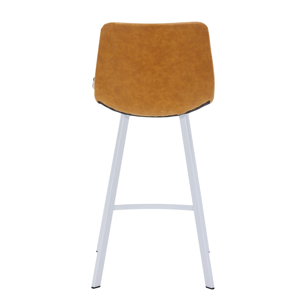 Elland - Counter stool -Light Brown-White base. Picture 1