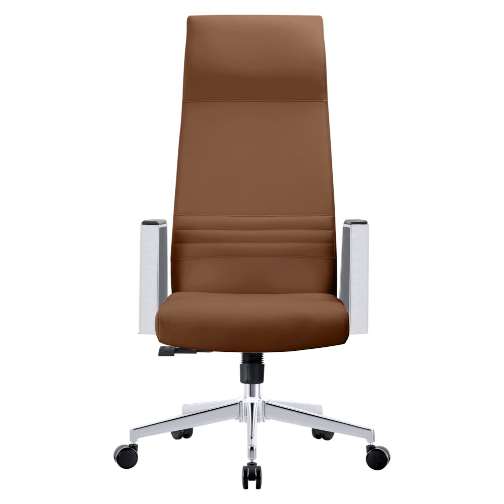 Aleen High-Back Office Chair in Dark Brown. Picture 11