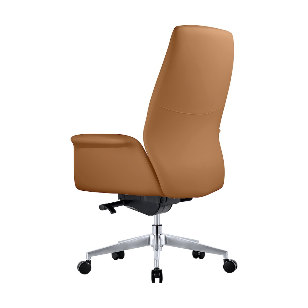 Summit Series Office Chair In Acorn BrownLeather. Picture 3