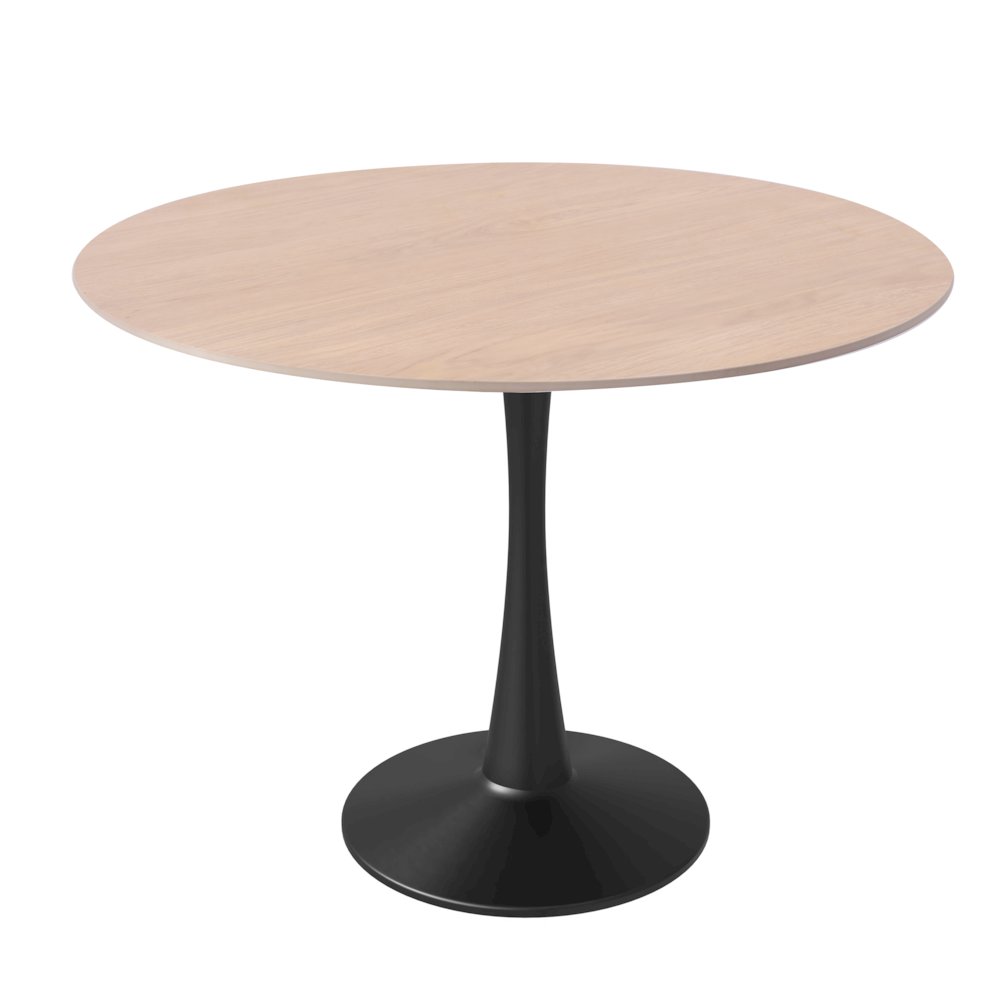 Bristol - Bistro Table - Black Natural wood Top. Picture 13