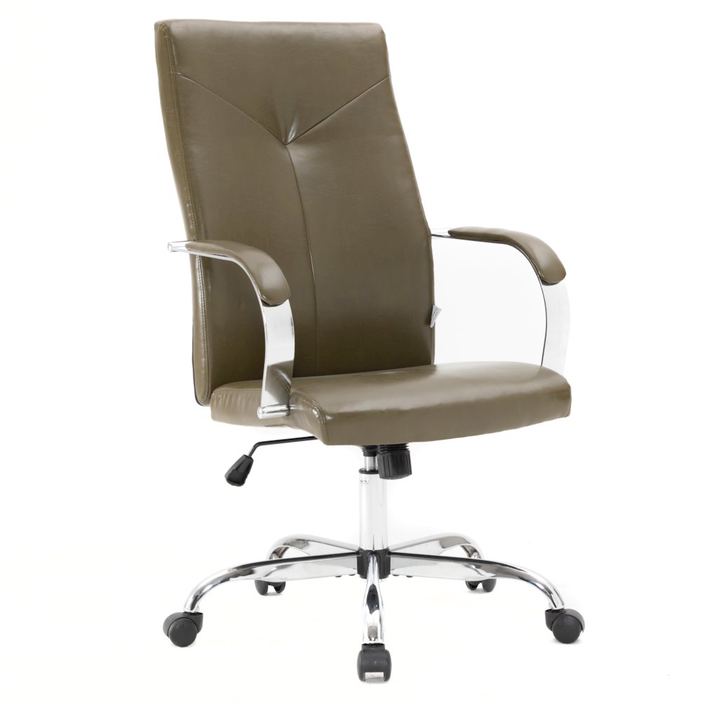 Sonora Modern High-Back Leather Office Chair. Picture 5