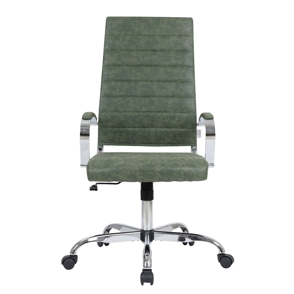 Benmar High-Back Leather Office Chair. Picture 7