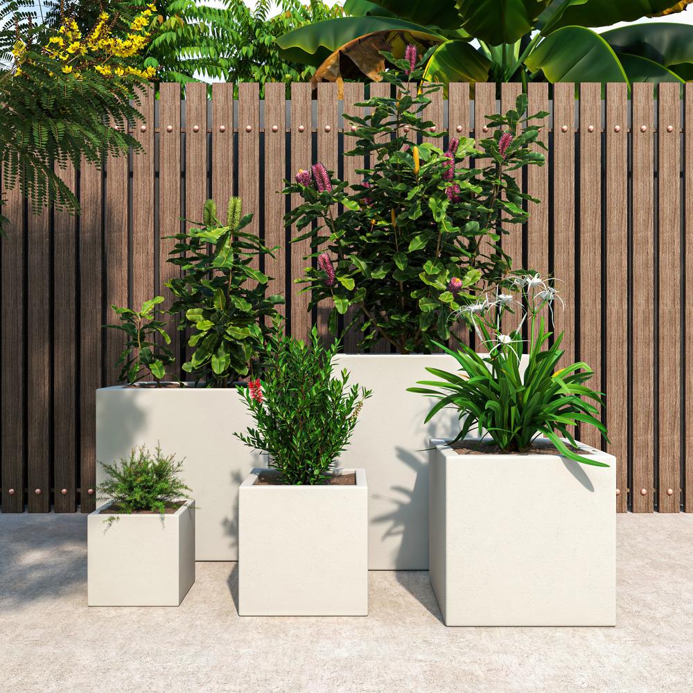 Fern Planter Set White. Picture 8
