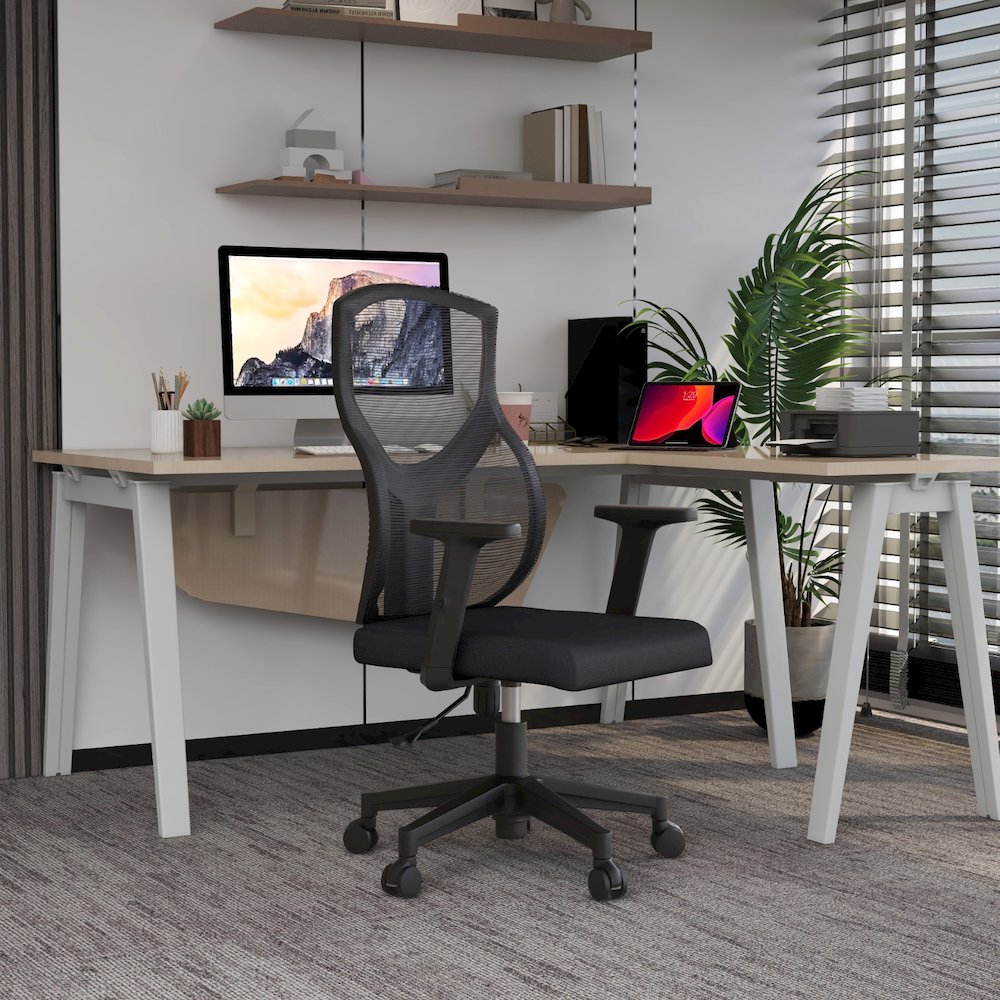 Office Glen Series Office Task Chair In Grey. Picture 14