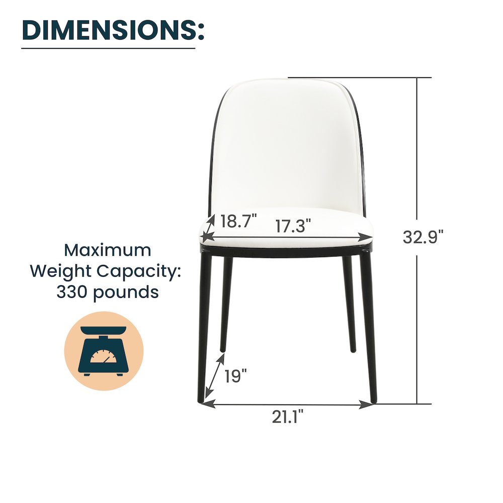 Tule Mid-Century Modern Dining Side Chair. Picture 13