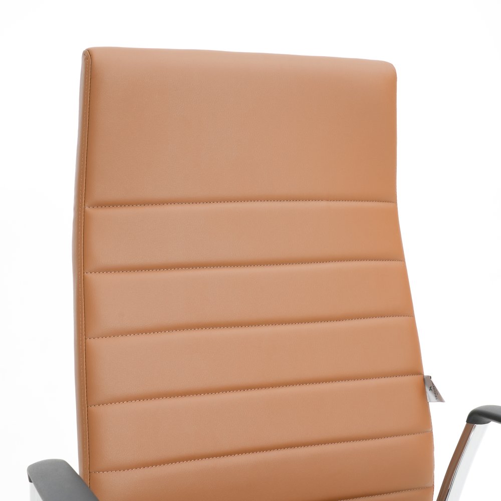 Hilton Modern High-Back Leather Office Chair. Picture 21