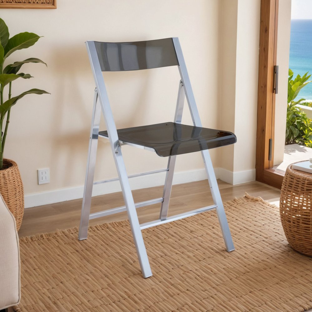 Menno Modern Acrylic Folding Chair. Picture 18
