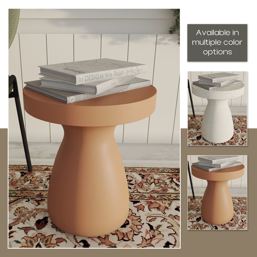 Modern Side End Table Wisp Series In Pink. Picture 3