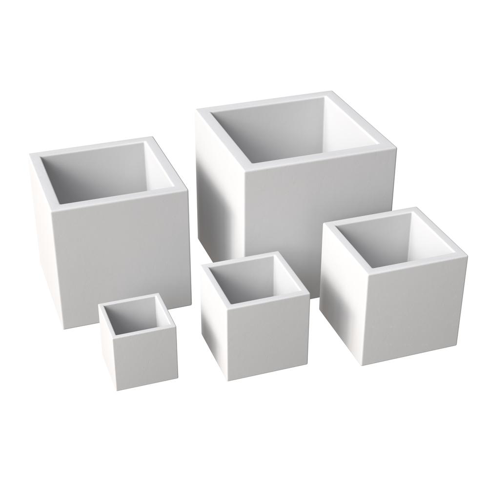 Fern Planter Set White. Picture 3