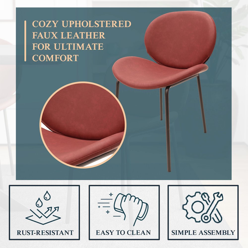 Servos Modern Dining Side Chair. Picture 16