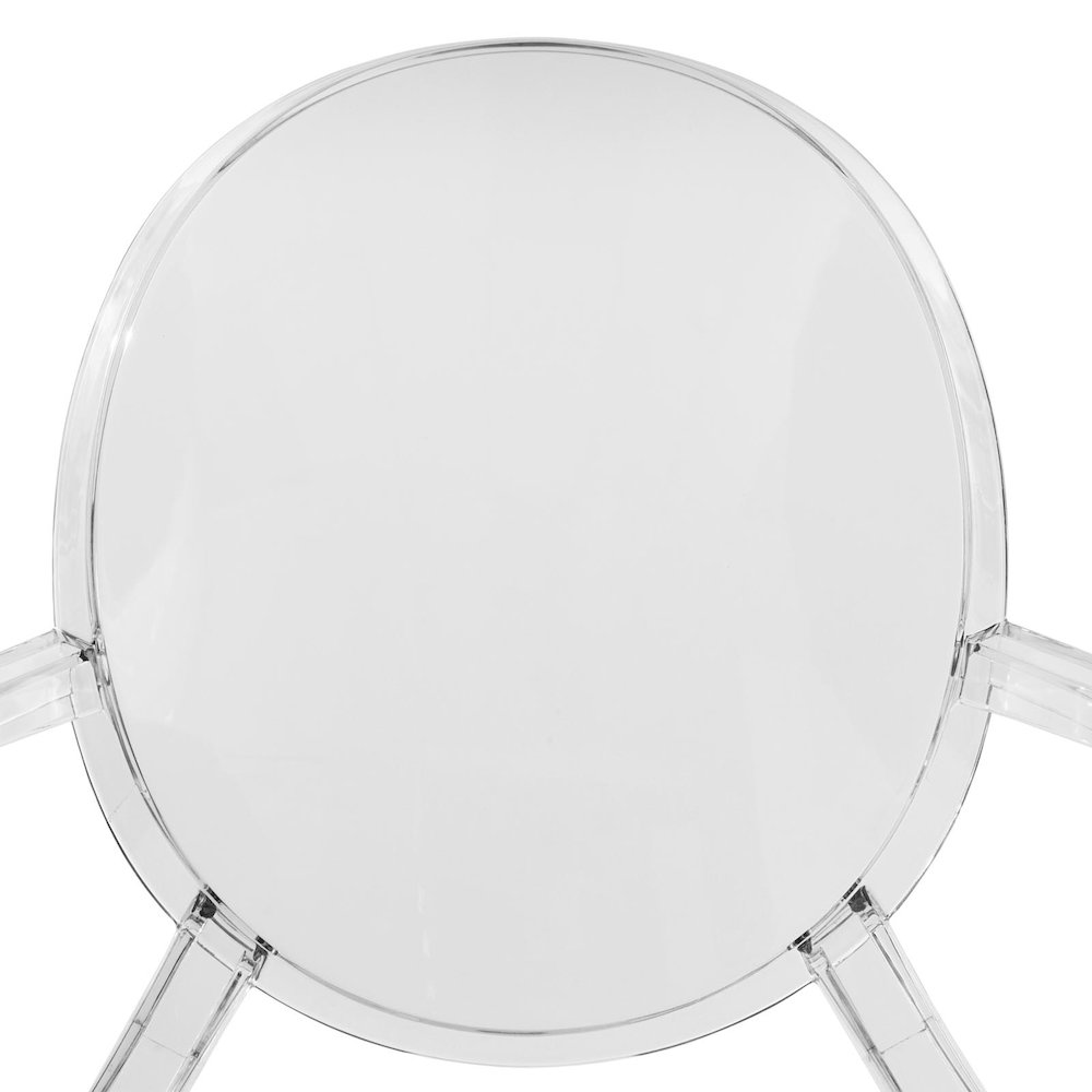 Carroll Modern Acrylic Dining Side Chair. Picture 9
