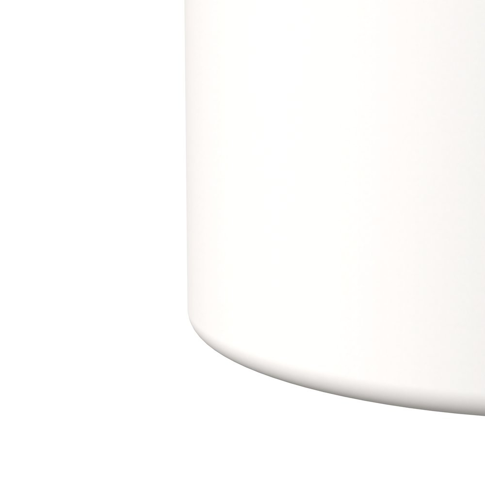 Tundra Series Poly Stone cylindrical Shape Planter in White 12" Dia, 14.2" High. Picture 5
