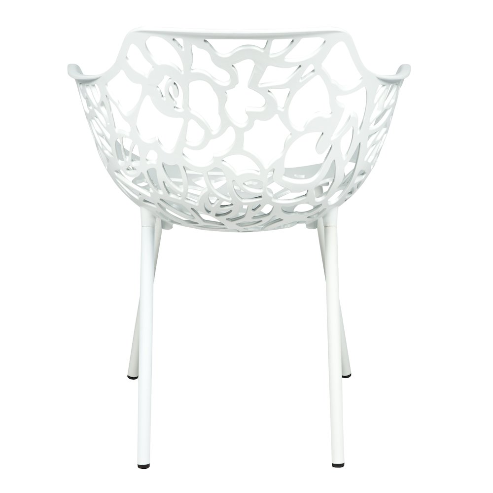 Modern Devon Aluminum Armchair, Set of 2. Picture 5
