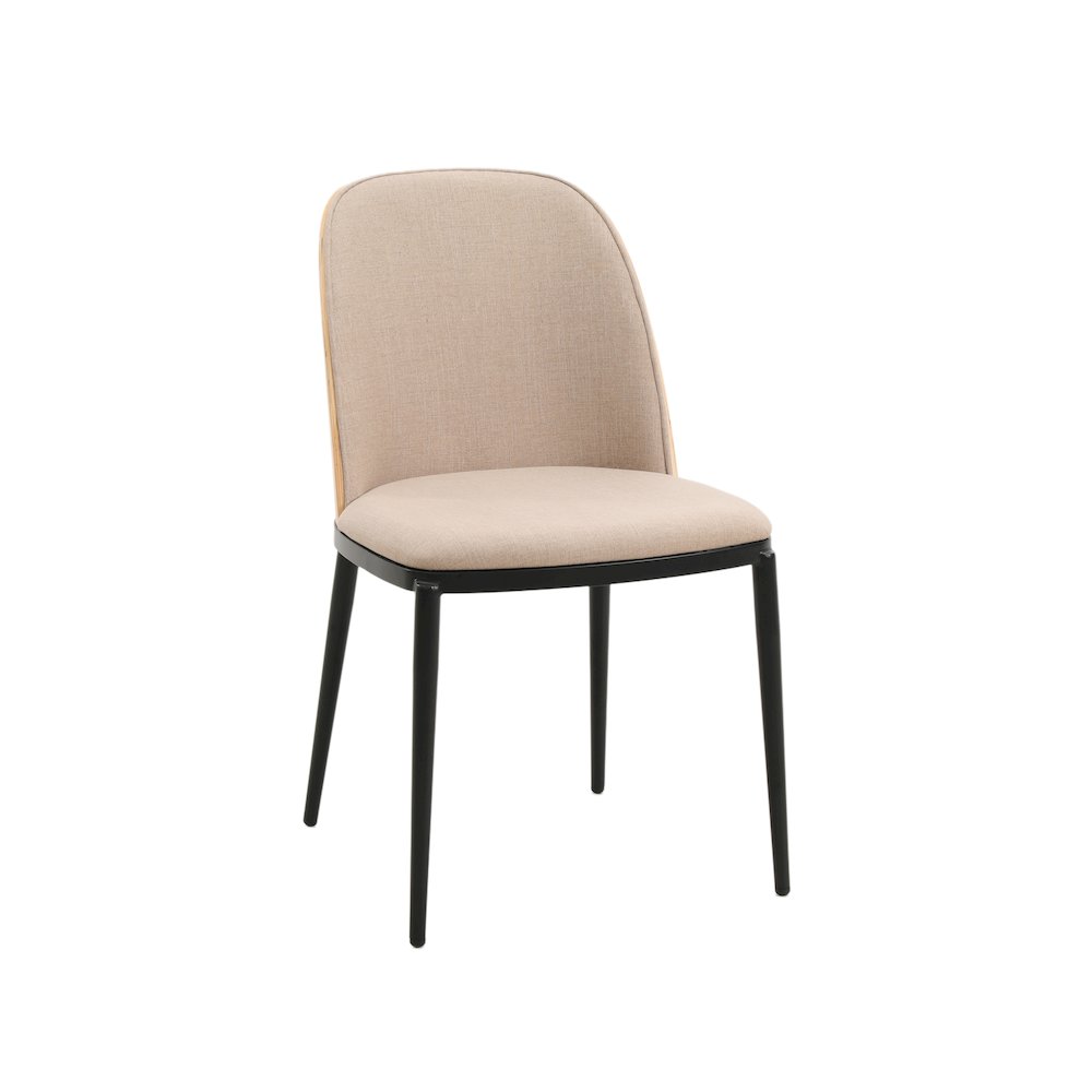 Tule Mid-Century Modern Dining Side Chair Set of 2. Picture 5