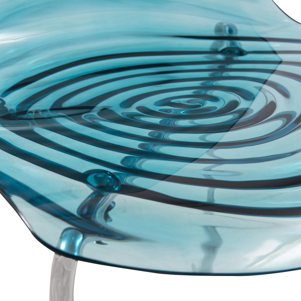 Astor Water Ripple Design Dining Chair. Picture 7