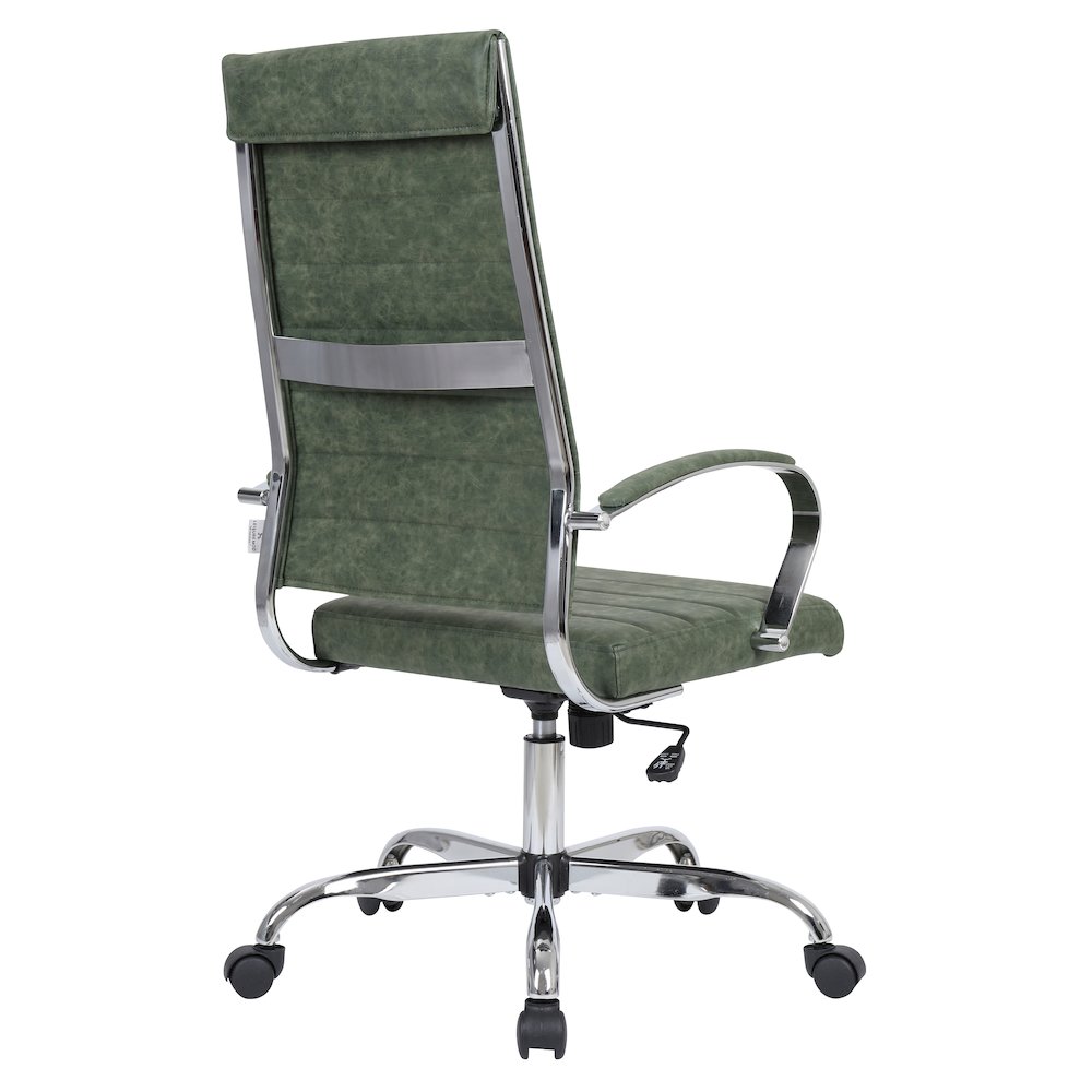 Benmar High-Back Leather Office Chair. Picture 10
