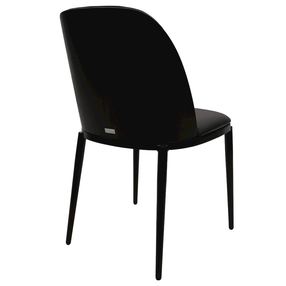 Zayle 7-Piece Dining Set with 55" Rectangular Dining Table in Black/Black. Picture 22