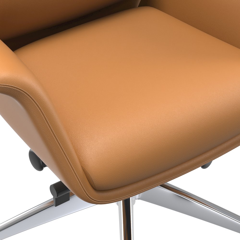Summit Series Office Chair In Acorn BrownLeather. Picture 12