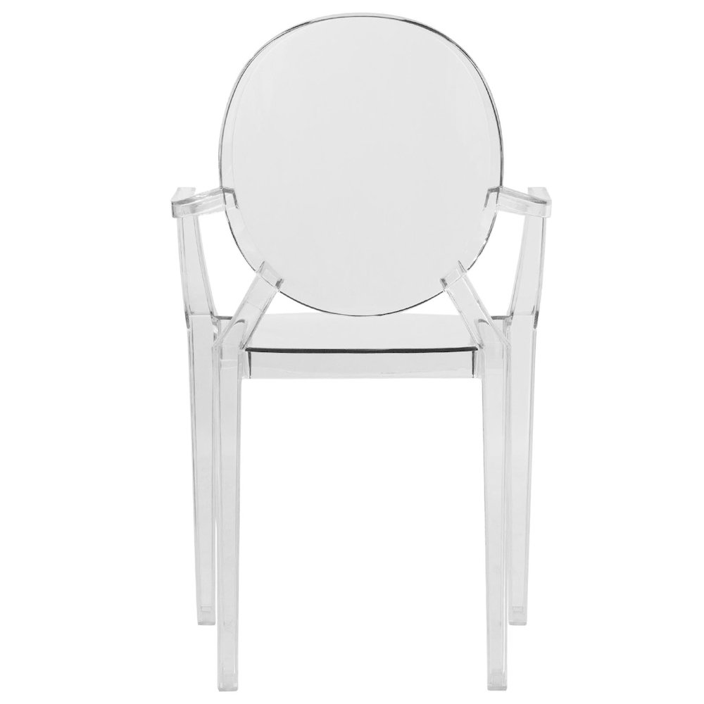 Carroll Modern Acrylic Dining Side Chair. Picture 8