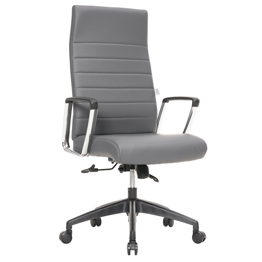 Hilton Modern High-Back Leather Office Chair. Picture 5