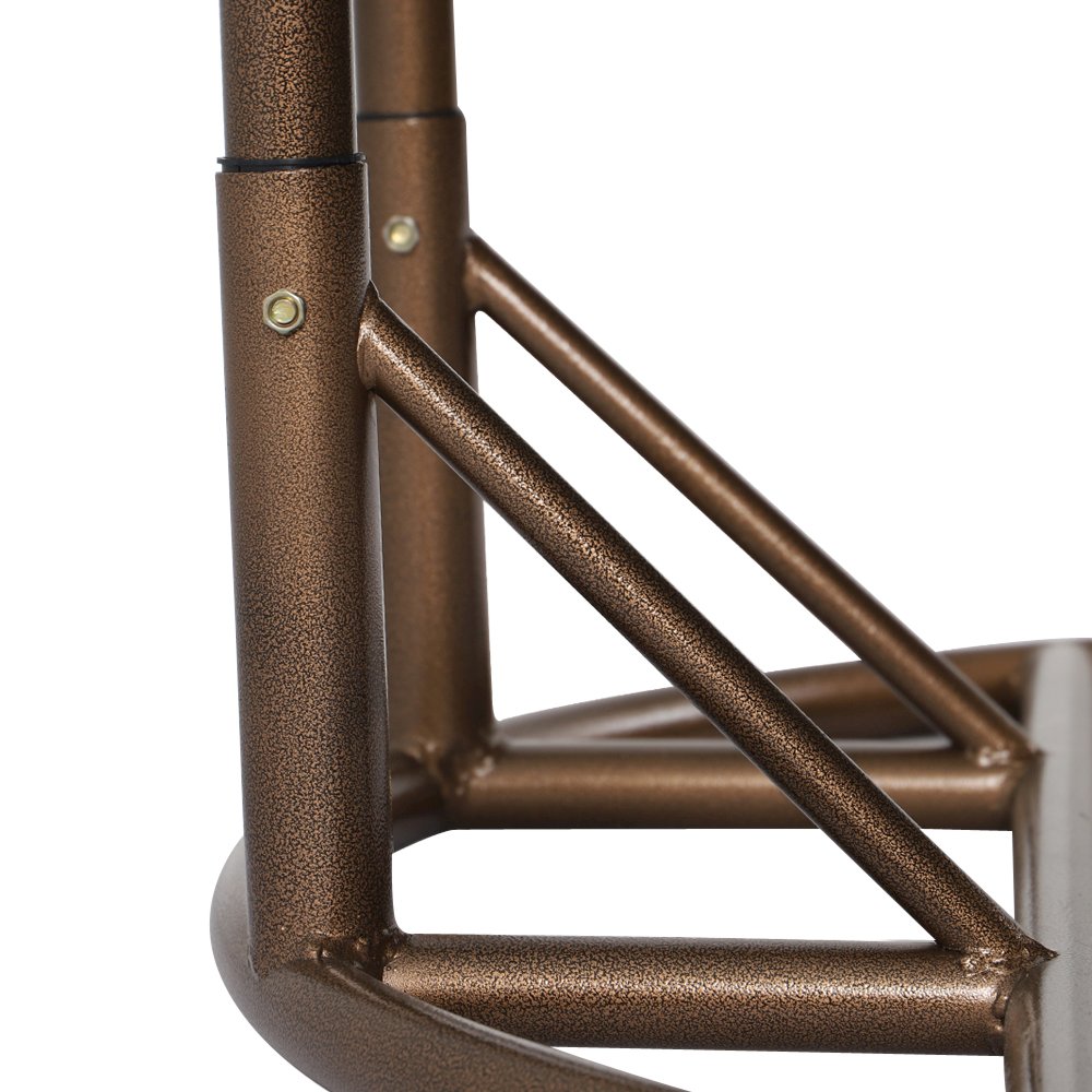Beige Wicker Hanging 2 person Egg Swing Chair. Picture 11