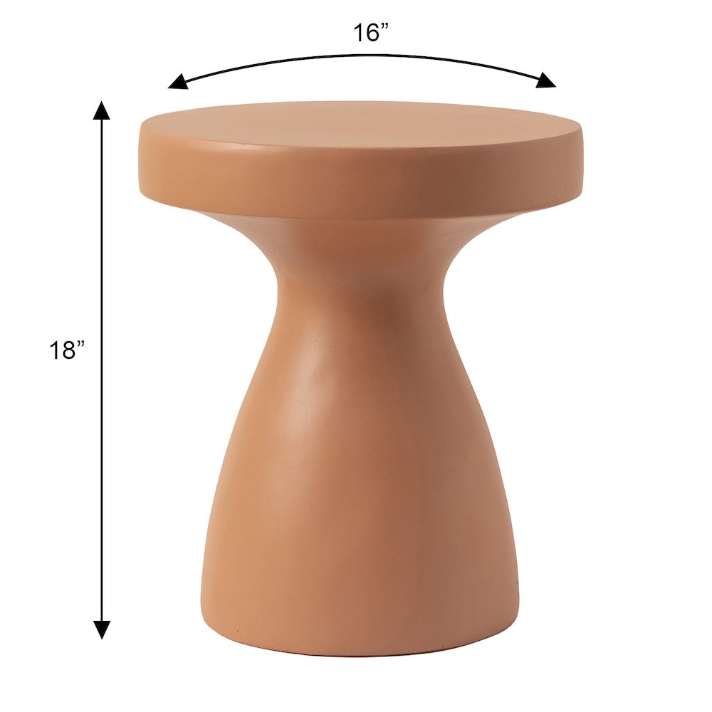 Modern Side End Table Wisp Series In Pink. Picture 12