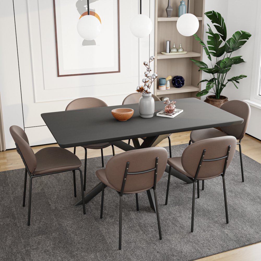 Servos Modern Dining Side Chair. Picture 10