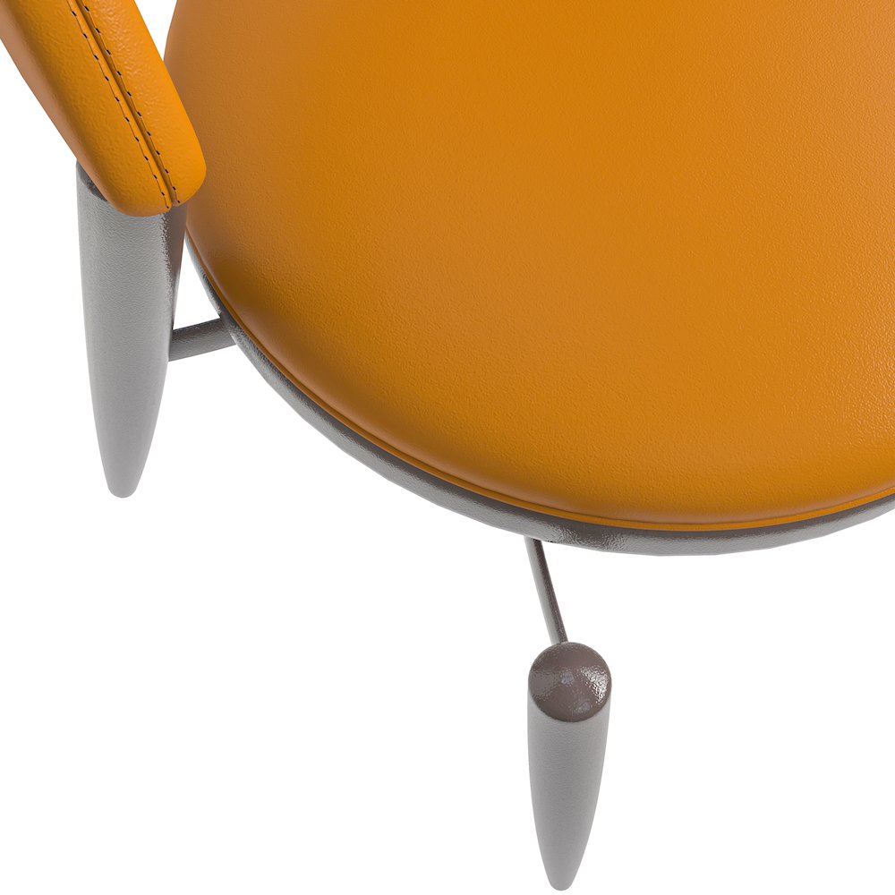 Venice Collection Modern Dining Chair In Light Brown. Picture 1