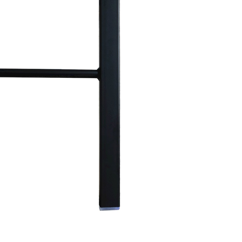 Menno Modern Acrylic Folding Chair Black Frame With Trans Black Seat. Picture 11
